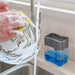 1264 2-in-1 Liquid Soap Dispenser on Countertop with Sponge Holder DeoDap