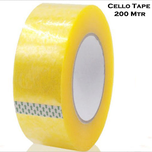 1538 Self Adhesive Transparent Packing Tape- 200 metres DeoDap
