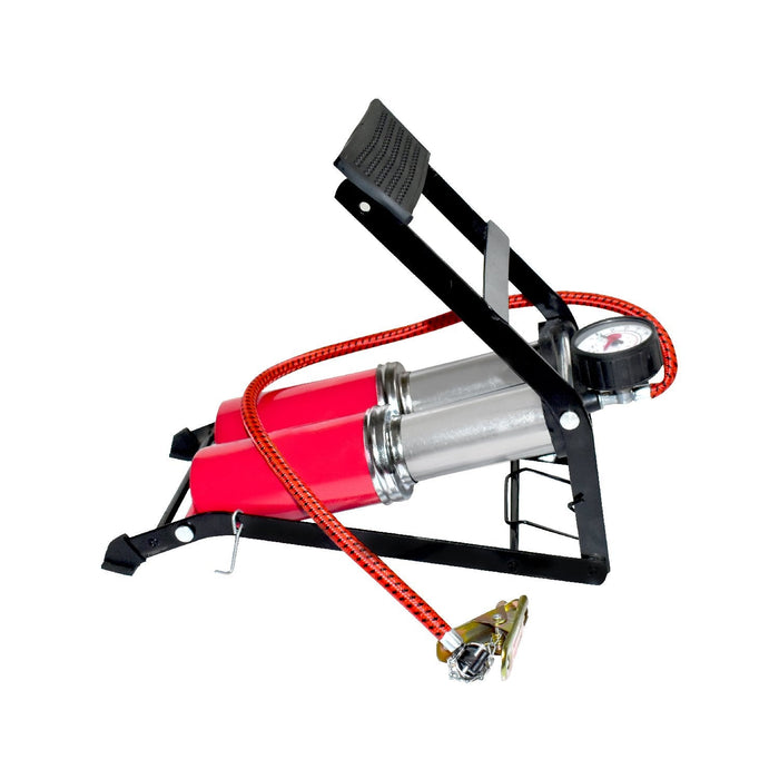 709 Dual-Cylinder Foot Pump, Portable Floor Bike Pump, 150PSI Air Pump DeoDap