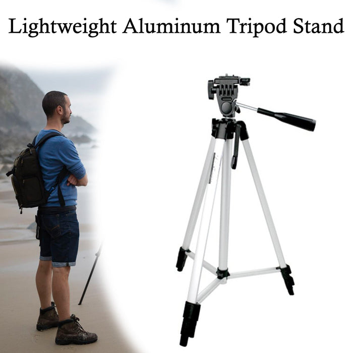1467 Long Lightweight Aluminum Tripod Stand DeoDap