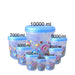 2448 Air Tight Plastic Transparent Container Set (10000ml, 7000ml, 5000ml, 3000ml, 2000ml, 1000ml, 750ml, 500ml) DeoDap