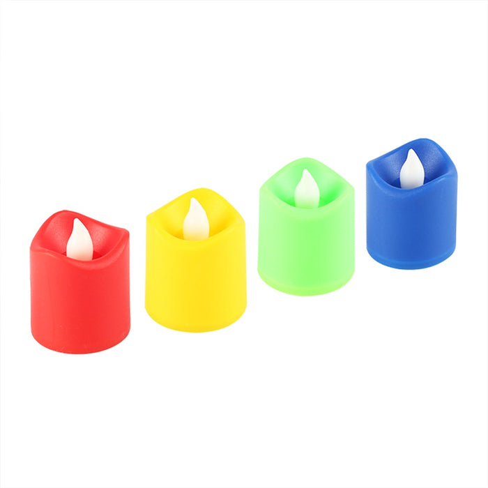 241 Festival Decorative - LED Tealight Candles (Multi, 1) DeoDap