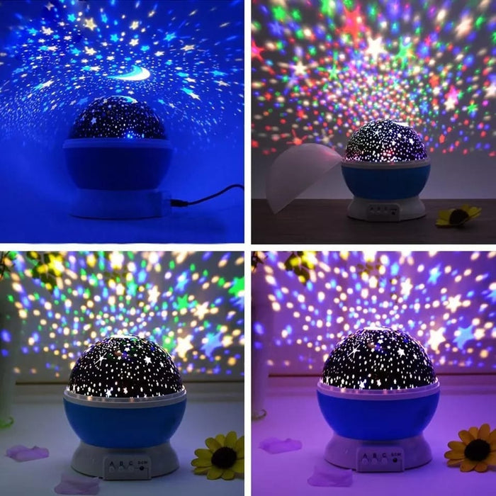LED Mini Star Light Magic Ball 5W,Star Master Dream Rotating Projection  Lamp RGB Projector Sky Moon Projector LED Night Light, USB Plug-in Auto  Contro
