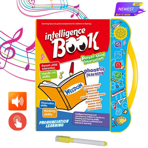 4603 Musical Learning Study Book with Numbers, Letters DeoDap