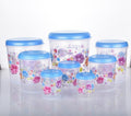 Air Tight Plastic Container Set – 8 Pcs Food Storage | Velvet Wheels