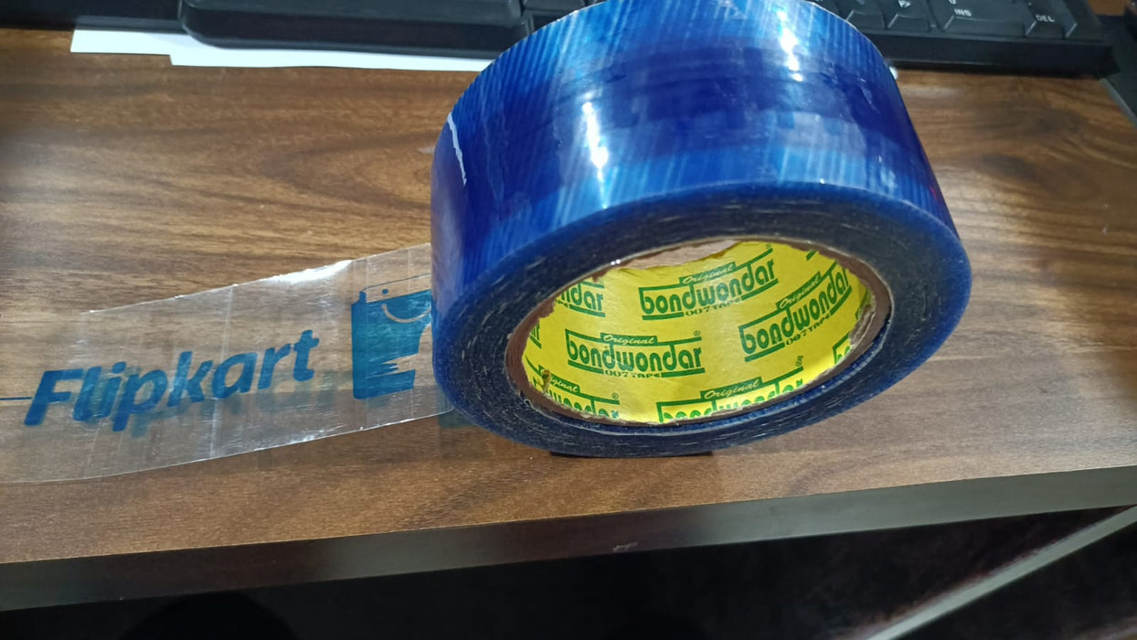 7436 Flipkart Print Blue Tape For Packaging Gifts And Products By Flipkart For Shipping And Delivering Purposes Etc. DeoDap