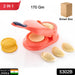 5302B Dumpling Skin Press Mould for Gujiya Ghughra Momos Making, 2 in 1 Dumpling Maker Mould Machine, Kitchen Dumpling DeoDap