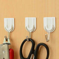 Self-Adhesive Hooks – White 6-Pack for Kitchen & Bath | GlimmerHome
