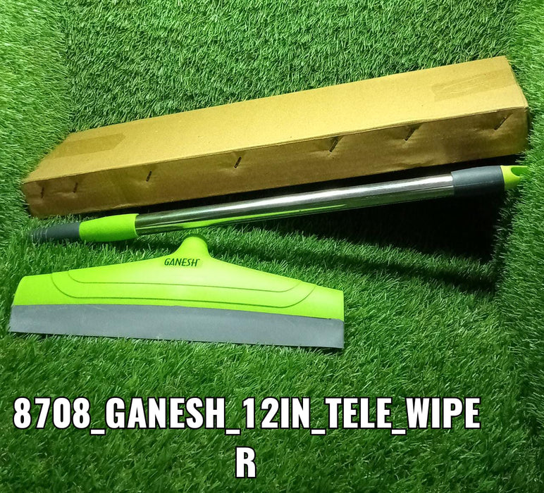 8708 Ganesh Telescopic Bathroom Wiper 12 Inch (30 cm) DeoDap
