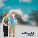 4483 Remote Control Airplane RC Glider for Beginner Adult Kids, Easy to Fly EPP Foam RC Aircraft Fighter with LED Light 2.4GHz DeoDap