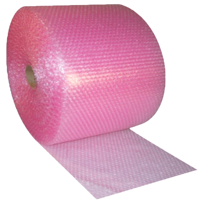 Antistatic bubble wrap for packaging