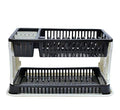 Dish Drying Rack – Water Storing Tray & Utensil Organizer | CookAura