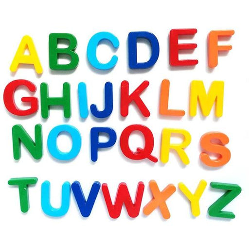 Capital alphabet puzzle for children, colorful and educational