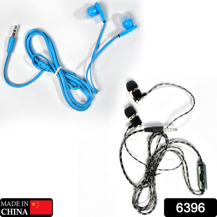6396 EARPHONE ISOLATING STEREO HEADPHONES WITH HANDS-FREE CONTROL EARPHONE ( 1PC ) DeoDap