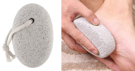 1252 Oval Shape Stone Foot, Heel Scrubber For Unisex Foot Scrubber Stone DeoDap