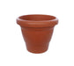 0839 Garden Heavy Plastic Planter Pot/Gamla 6 inch (Brown, Pack of 1, Small) DeoDap