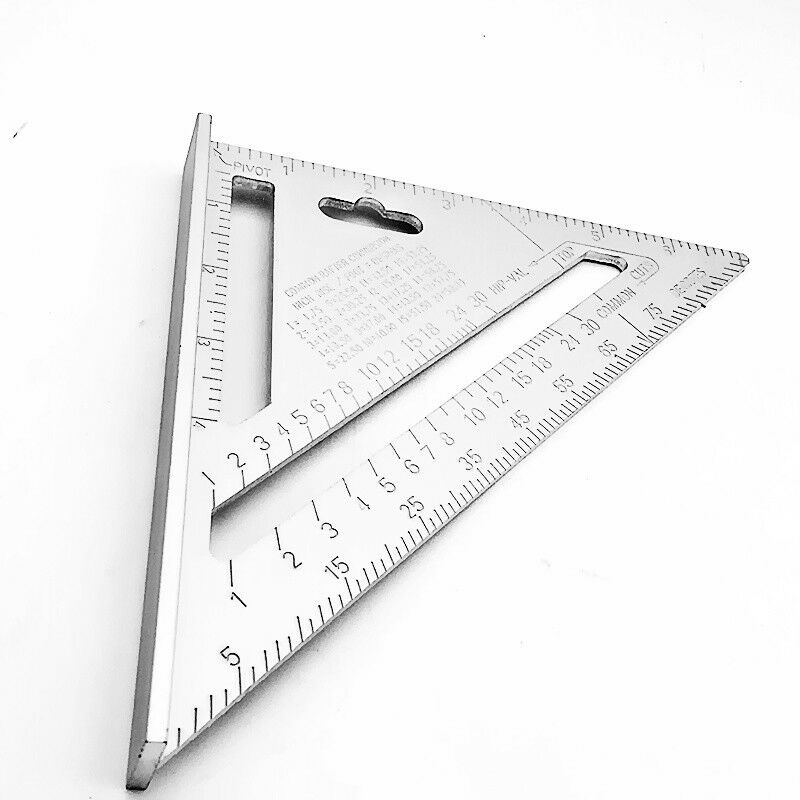 Lightweight triangle scale for accurate measurements.