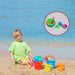 Beach playset with castle molds and accessories